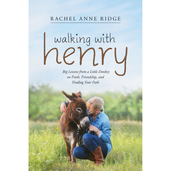 Walking with Henry the donkey Rachel Ridge